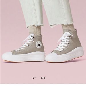 Chuck Taylor All Star Move Platform Seasonal Color, Slate color , size 5